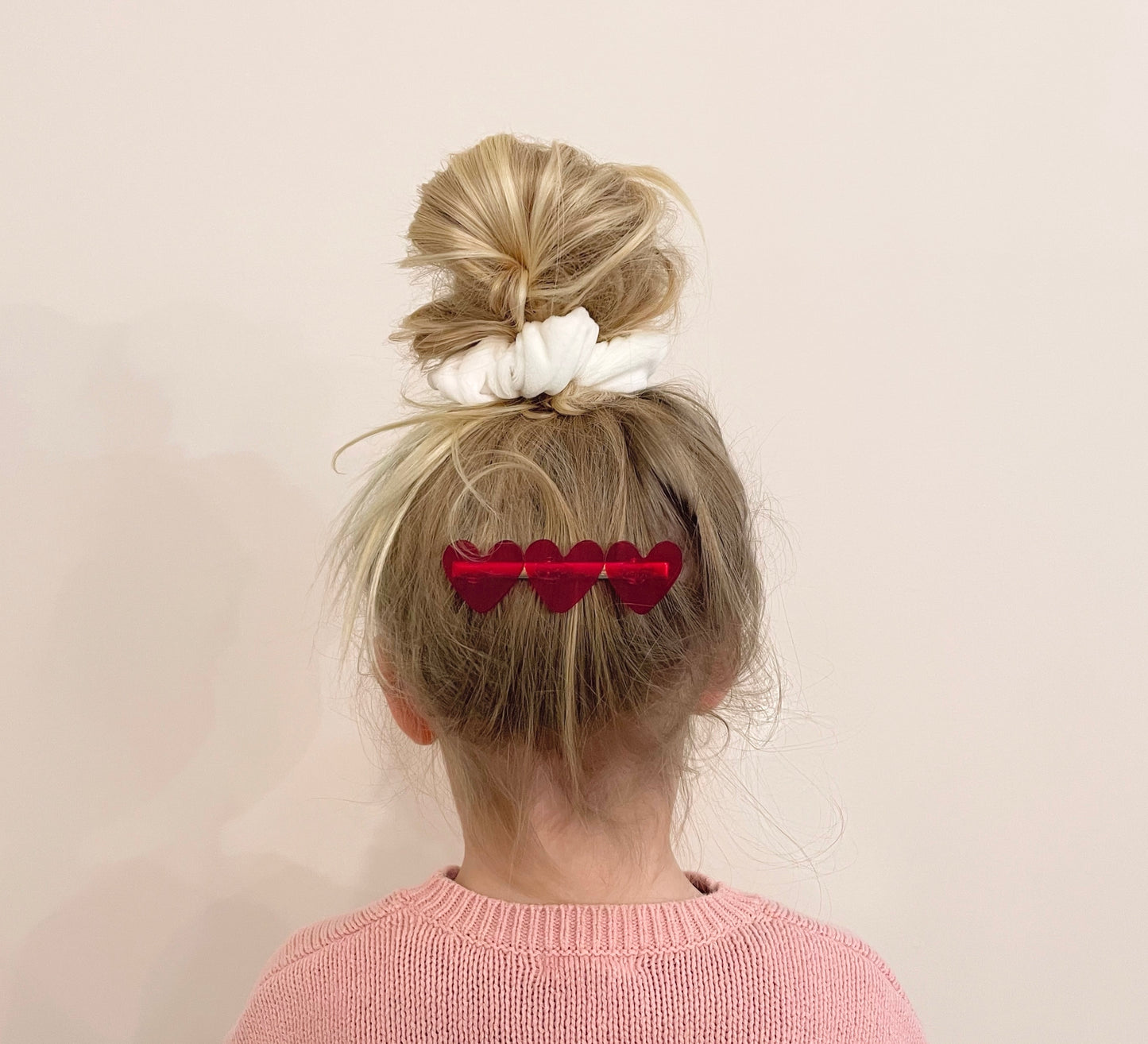 Red Galentine Heart Barrette