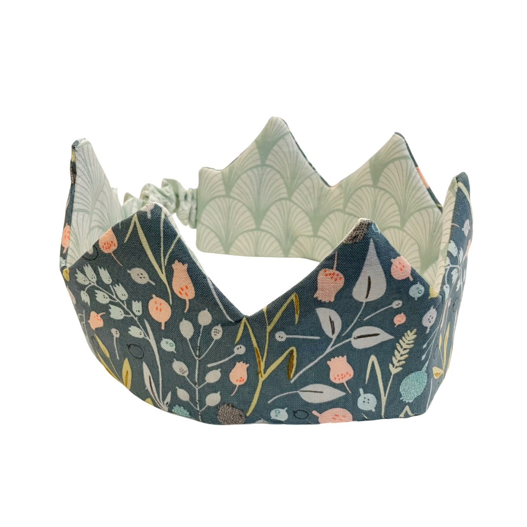 Vintage Floral & Art Deco Crown